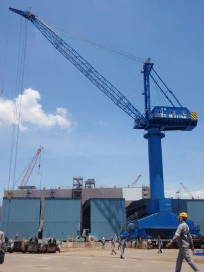 Slewing Portal Double Beam Crane fyrir höfn