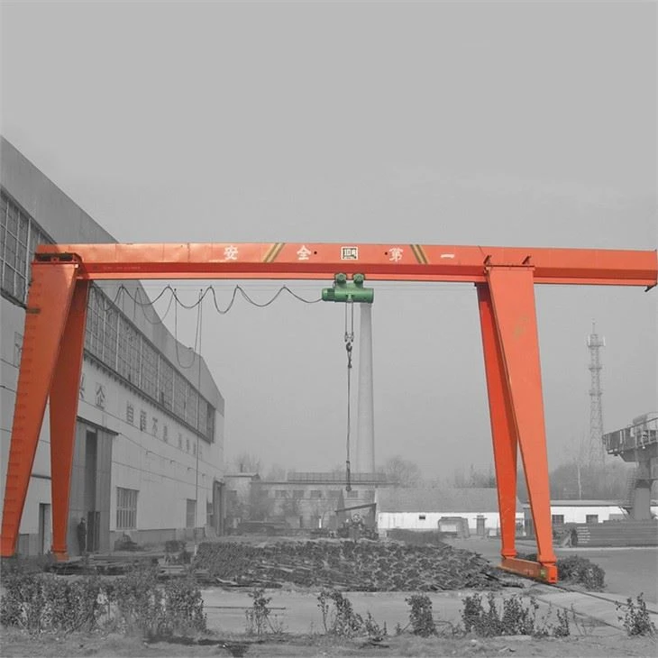 Single Beam Rail Mounted Gantry Crane